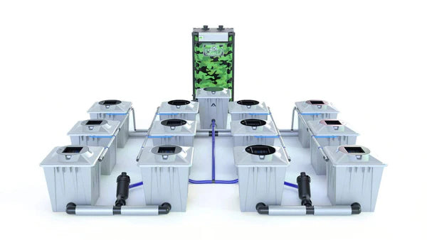 ALIEN® RDWC 12 Pot 20L PRO Silver Series