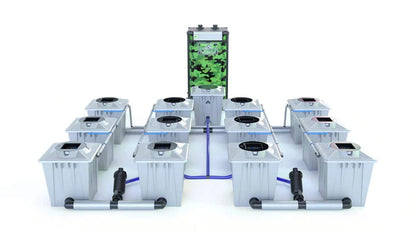 ALIEN® RDWC 12 Pot 20L PRO Silver Series