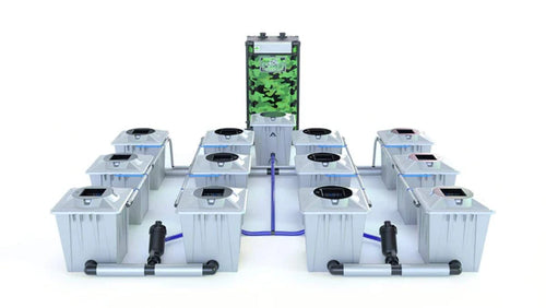 ALIEN® RDWC 12 Pot 20L PRO Silver Series