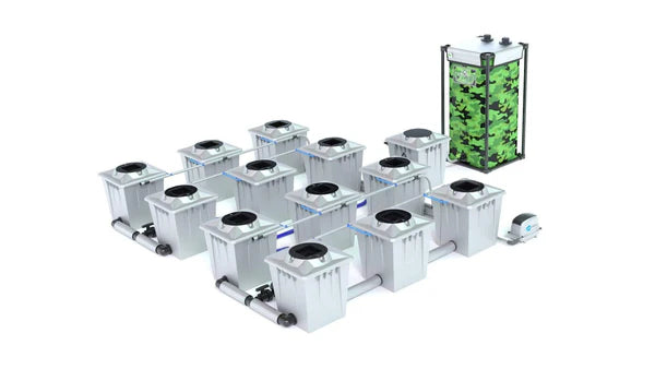 ALIEN® RDWC 12 Pot 20L PRO Silver Series