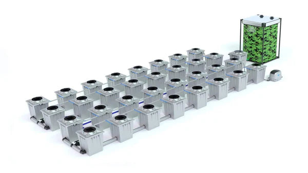 ALIEN® RDWC 32 Pot 20L PRO Silver Series