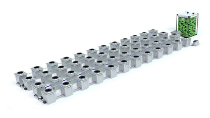ALIEN® RDWC 48 Pot 20L PRO Silver Series