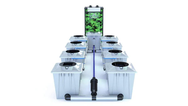ALIEN® RDWC 8 Pot 20L PRO Silver Series