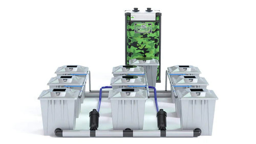 ALIEN® RDWC 9 Pot 20L PRO Silver Series