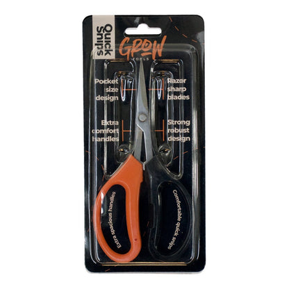 Grow Tools Quick Snips Trimming Scissors for Growers