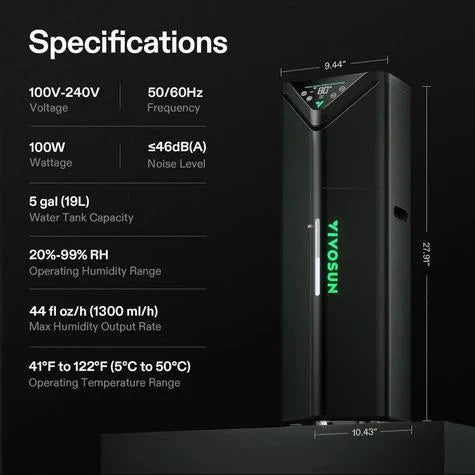 VIVOSUN AeroStream Ultrasonic Grow Tent Humidifier