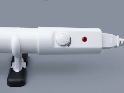 Hylite Slimline Ecoheater Tube Heater — thermostat dial and indicator light