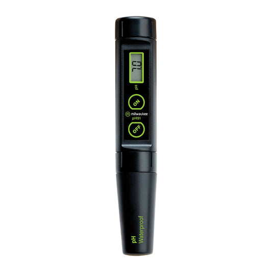 Milwaukee pH51 Waterproof pH Meter for Nutrient Solutions