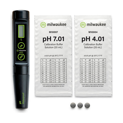 Milwaukee pH51 Waterproof pH Meter for Nutrient Solutions