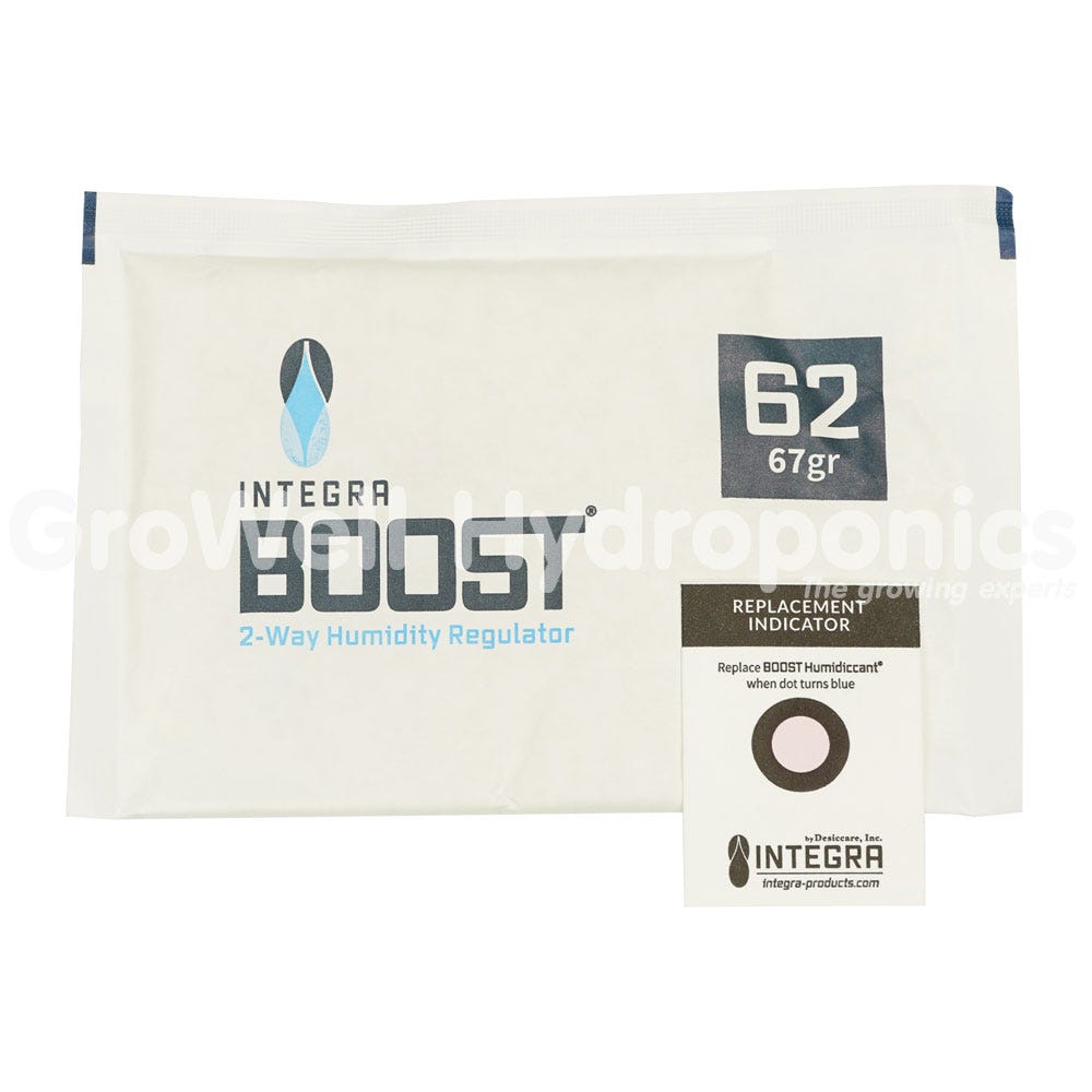 Integra Boost Humidity Regulator Packs for Curing and Storage — 62% Humidity / 67 gram