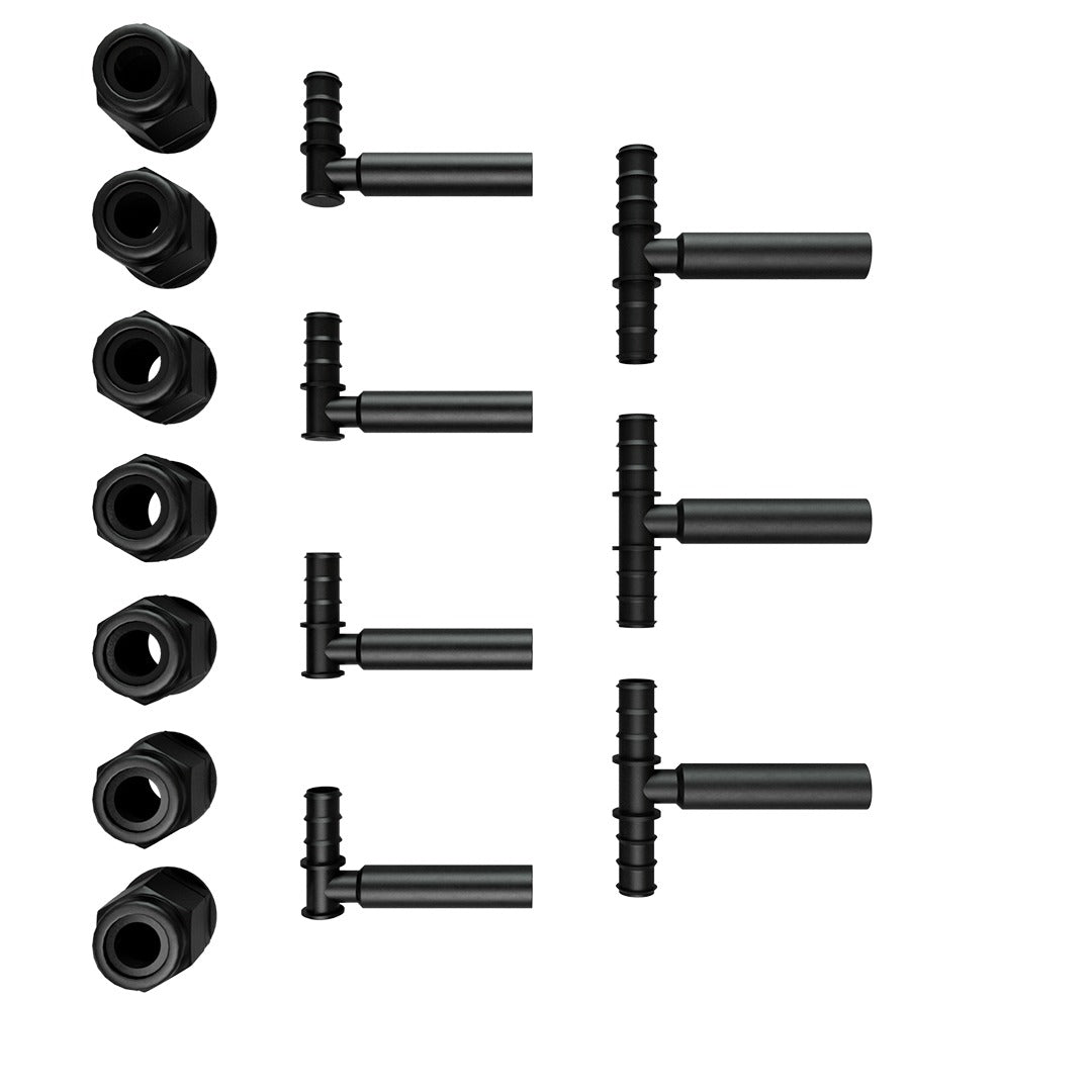 IWS Autodrain fittings kit - tees, elbows and locknuts