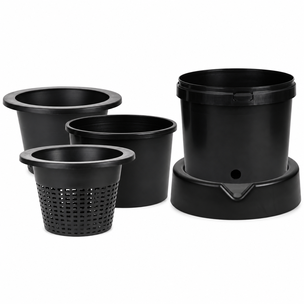IWS Flood & Drain pots, stands and outer containers - full component set