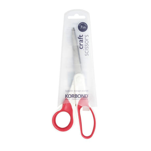 Korbond 7 Inch Craft Scissors with Comfort Grip