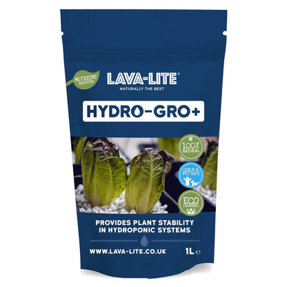 Lava-Lite Hydro-Gro+ Volcanic Rock Hydroponic Growing Medium — 1 Litre