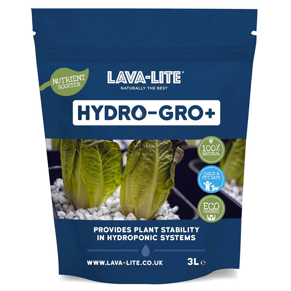 Lava-Lite Hydro-Gro+ Volcanic Rock Hydroponic Growing Medium — 3 Litre