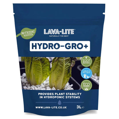 Lava-Lite Hydro-Gro+ Volcanic Rock Hydroponic Growing Medium — 3 Litre