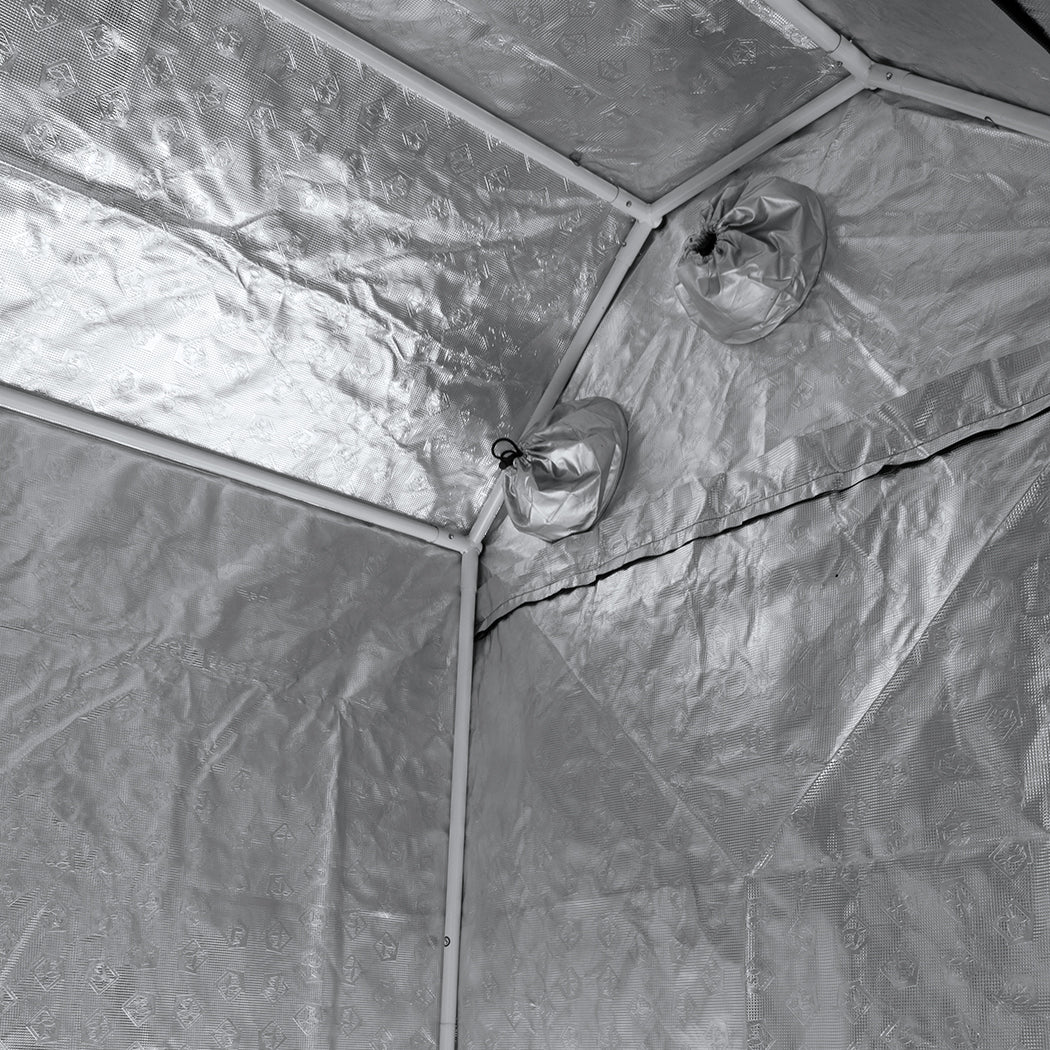 LightHouse LOFT Grow Tent roof interior with frame corners and ducting socks