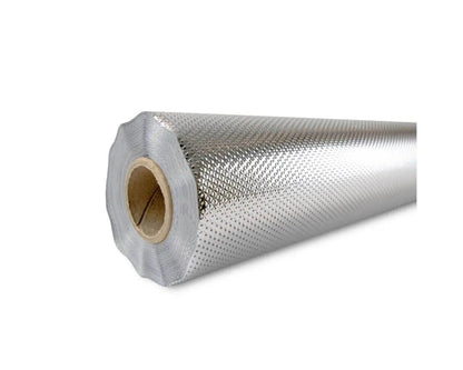 Lightite Blackout Diamond Reflective Sheeting — roll end showing the embossed diamond face and core