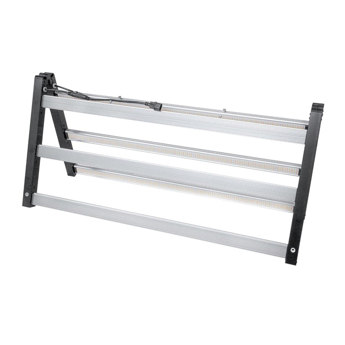 LUMii BLACK 720W LED Kit fixture side view with hinged frame