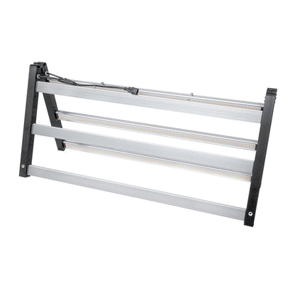 LUMii BLACK 720W LED Kit fixture side view with hinged frame