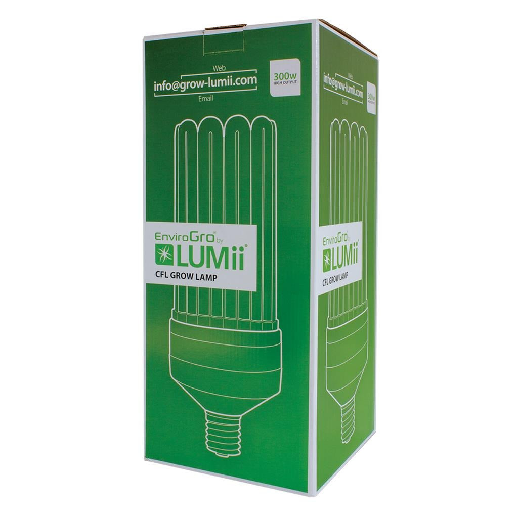 LUMii EnviroGro 300W Super Cool CFL Lamp retail box