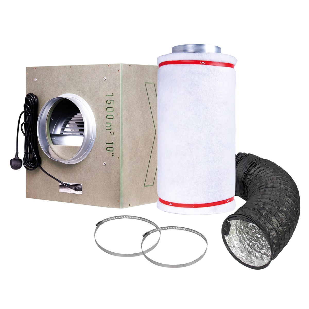 Mammoth Extraction Kit — 10" / 1500m³/h