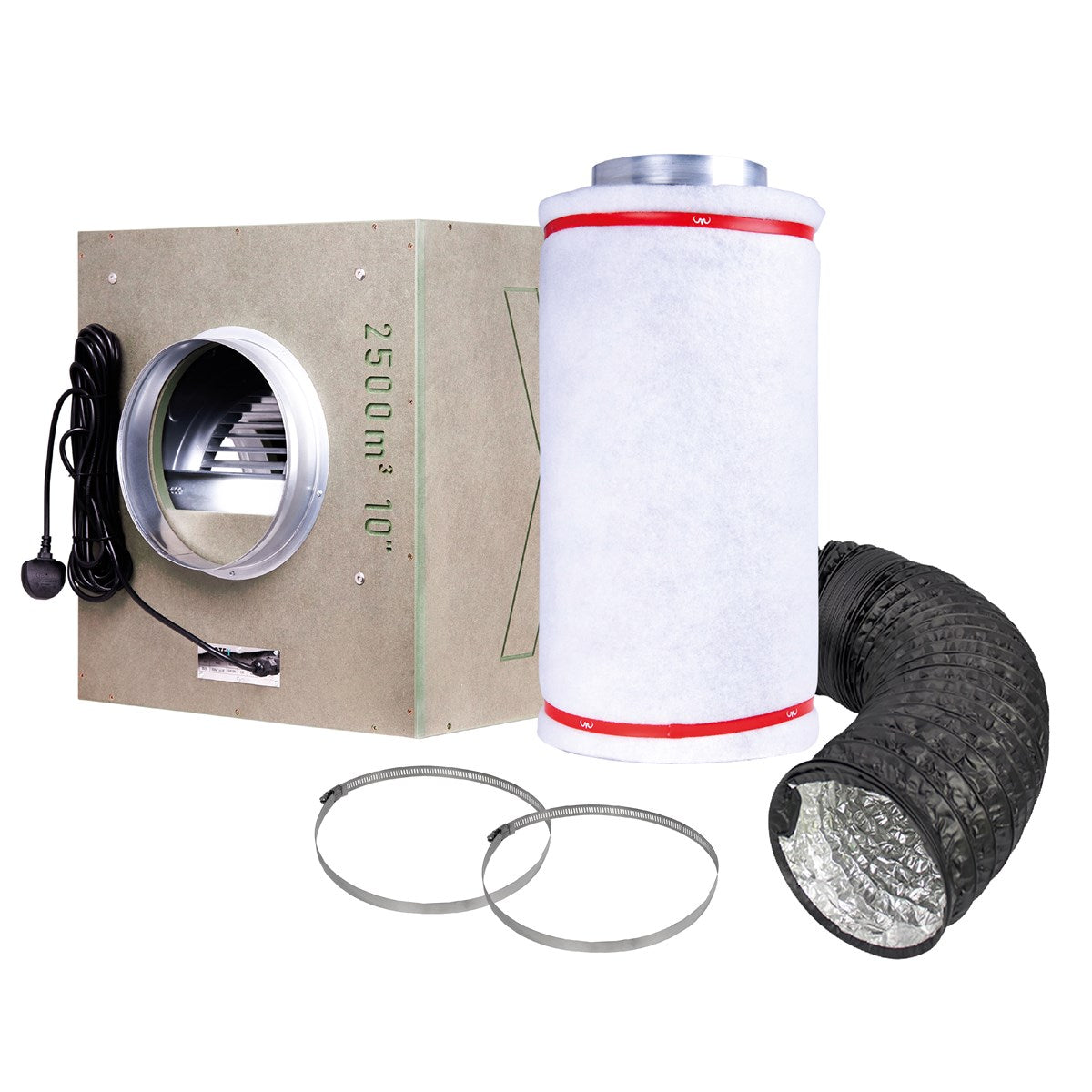 Mammoth Extraction Kit — 10" / 2500m³/h