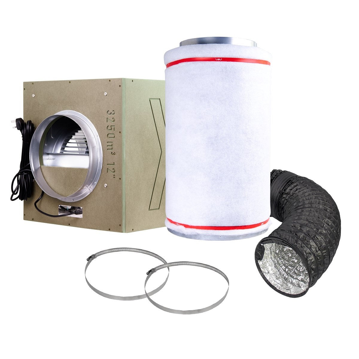 Mammoth Extraction Kit — 12" / 3250m³/h