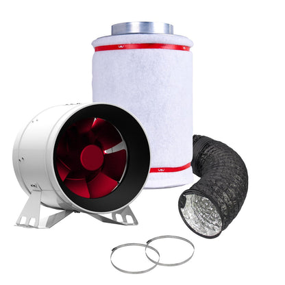 Mammoth Juiced EC Inline Fan for Grow Room Extraction — 12"