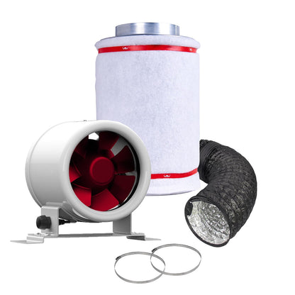 Mammoth Juiced EC Intake Kit for Grow Tent Airflow — 10"