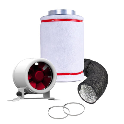 Mammoth Juiced EC Intake Kit for Grow Tent Airflow — 5"