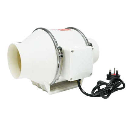 Mammoth TT Twin Speed Inline Fan for Grow Room Extraction — 4"