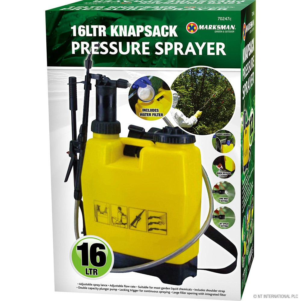 Marksman Knapsack Pressure Sprayer — 16L