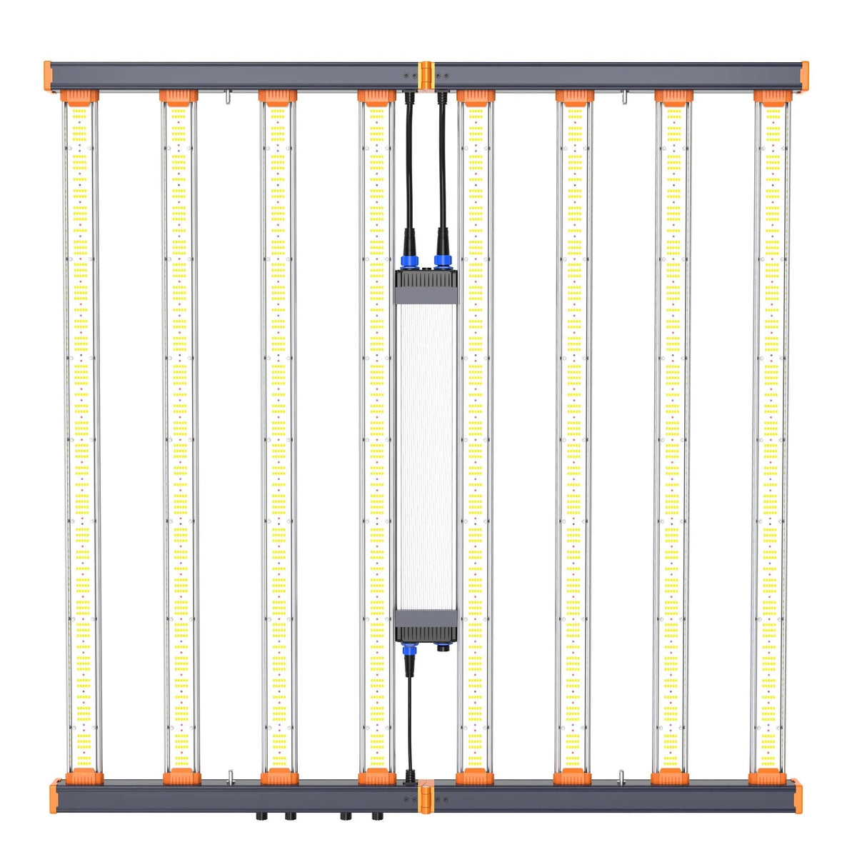 Maxibright MaxiLED Pro Dual 2290 860W — underside view of the eight LED bars and central driver