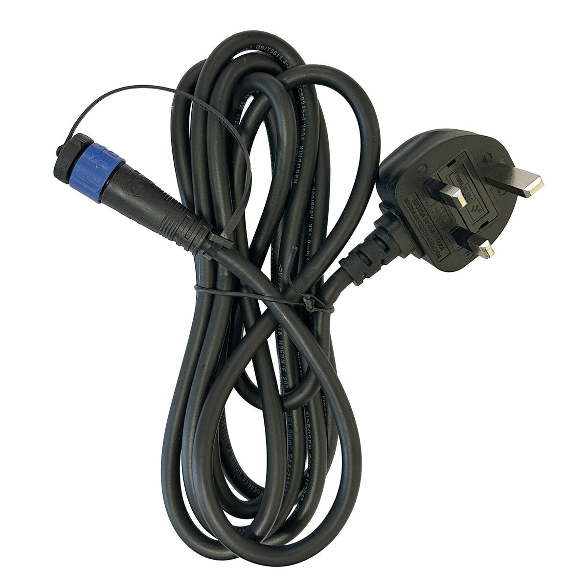 Maxibright MaxiLED PRO TS Cables — UK Power Lead 2.5m