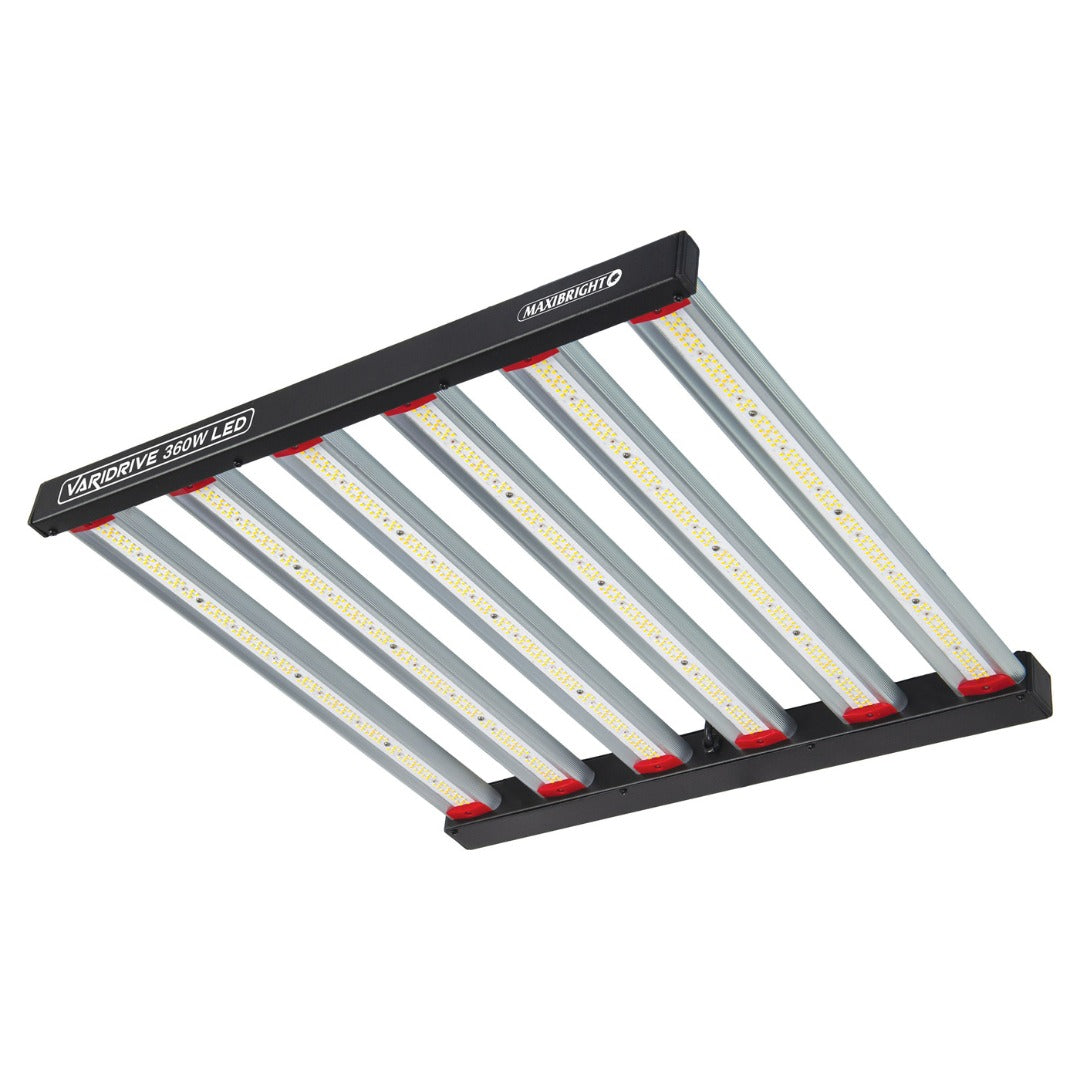 Maxibright Varidrive 360W LED — angled view of the 6-bar fixture