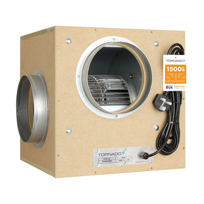 MDF Acoustic Box Fans — 8inch (200mm) - 1500m/3