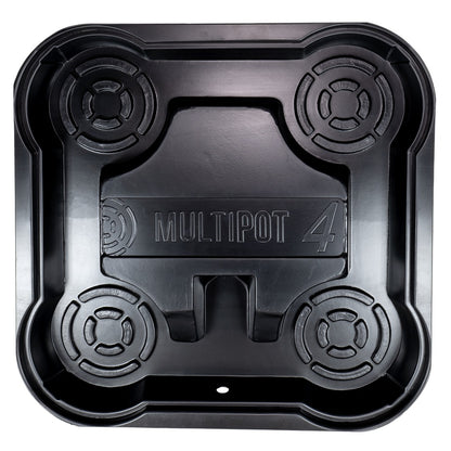 MegaPot MultiPot 4 tray from above showing the four raised pot positions
