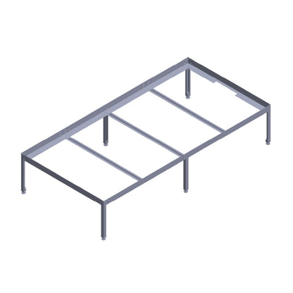 Metal Grow Bench Frame — 200 x 100 x 40cm