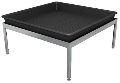 Metal Grow Bench Frame — 80 x 80 x 40cm (shown with a tray, not included)