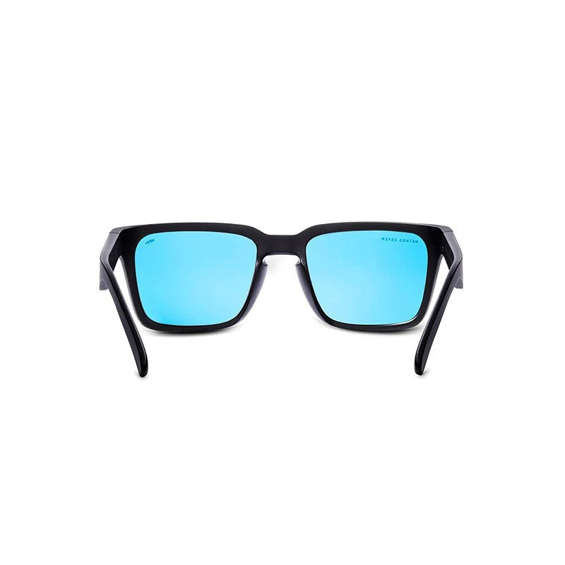 Method Seven Evolution HPSx Transition Glasses from behind showing the blue lens