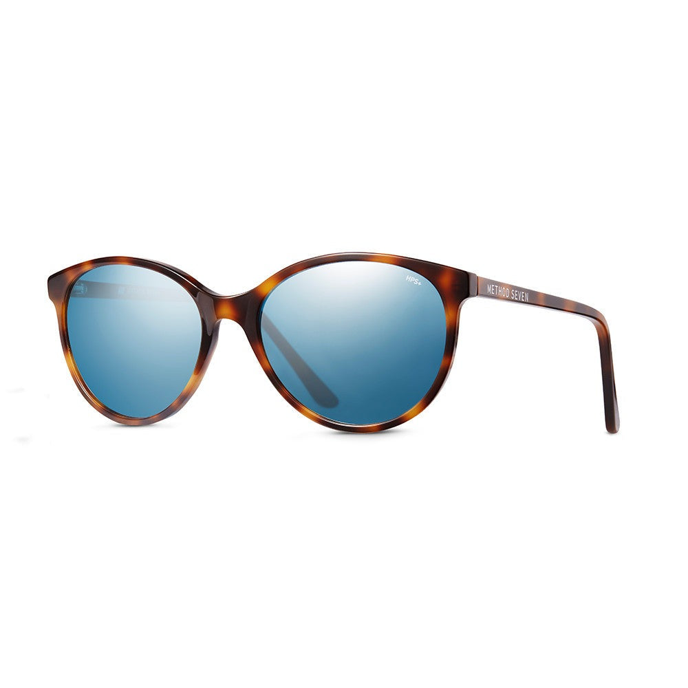 Method Seven Lennox HPS+ Glasses Brown Tortoise three-quarter view