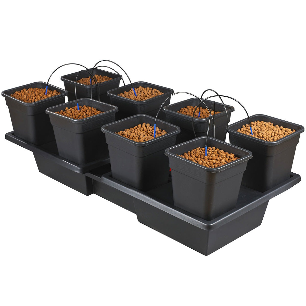 Nutriculture Origin Large Wide Drip System — 8 x 18L Pots