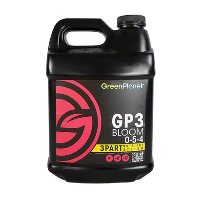 Green Planet GP3 Three Part Base Nutrient Grow Bloom Micro