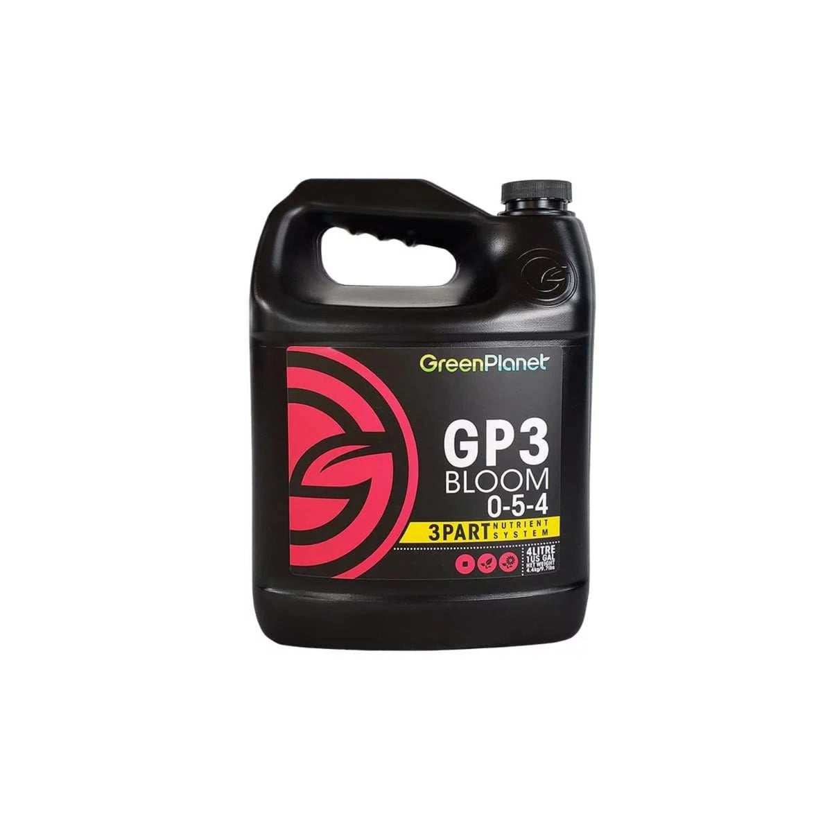 Green Planet GP3 Three Part Base Nutrient Grow Bloom Micro