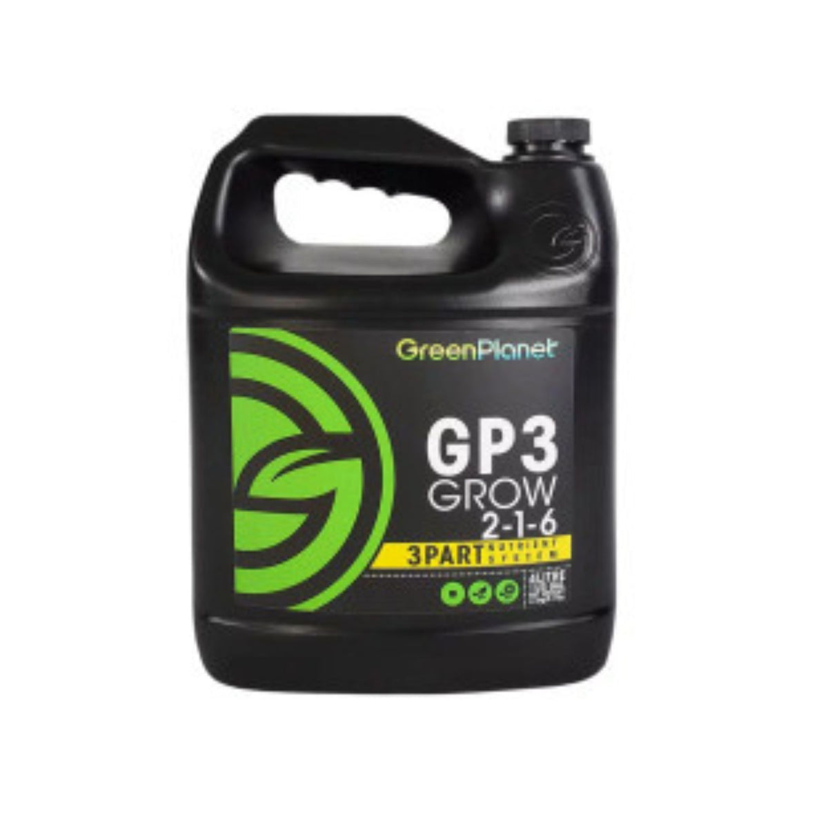 Green Planet GP3 Three Part Base Nutrient Grow Bloom Micro