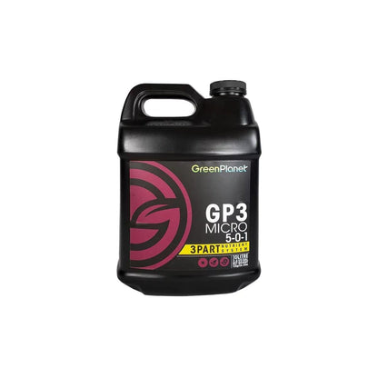 Green Planet GP3 Three Part Base Nutrient Grow Bloom Micro