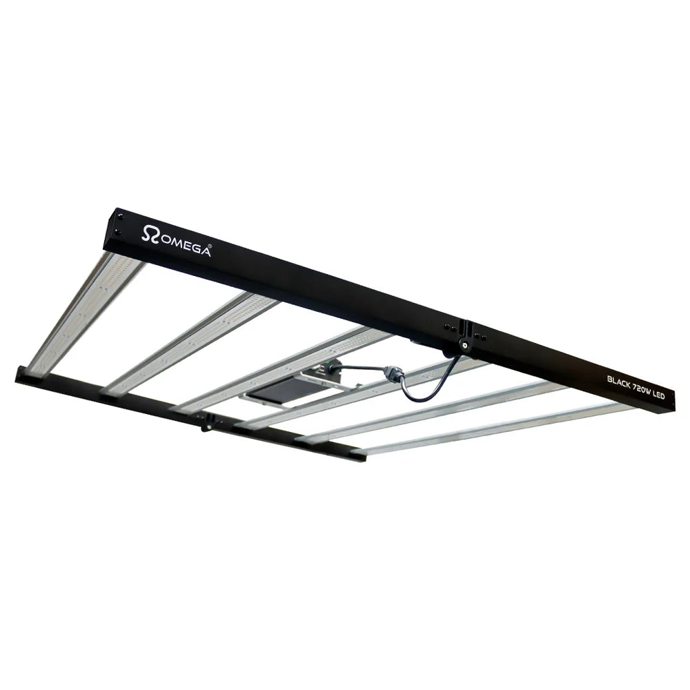 Omega Black 720W LED Grow Light | Budget Full Spectrum 2304 µmol/s