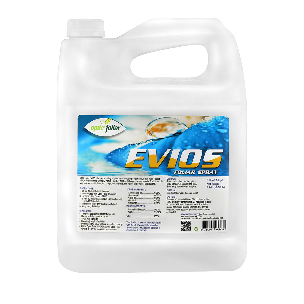 Optic Foliar EVIOS — 4L
