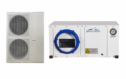 OptiClimate PRO3 Split Air Conditioner – indoor unit and outdoor condenser
